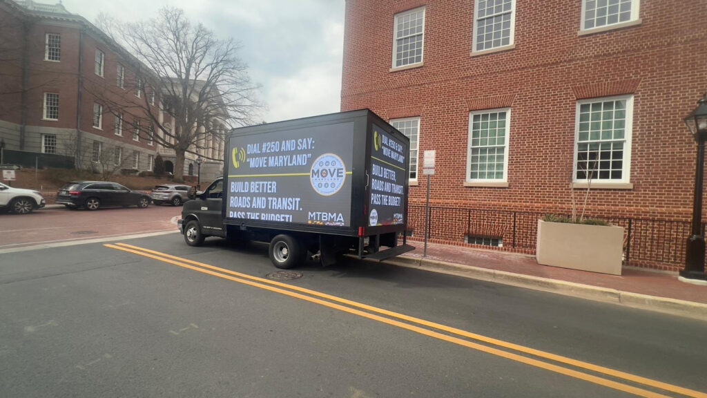 Move MD campaign on a parked truck